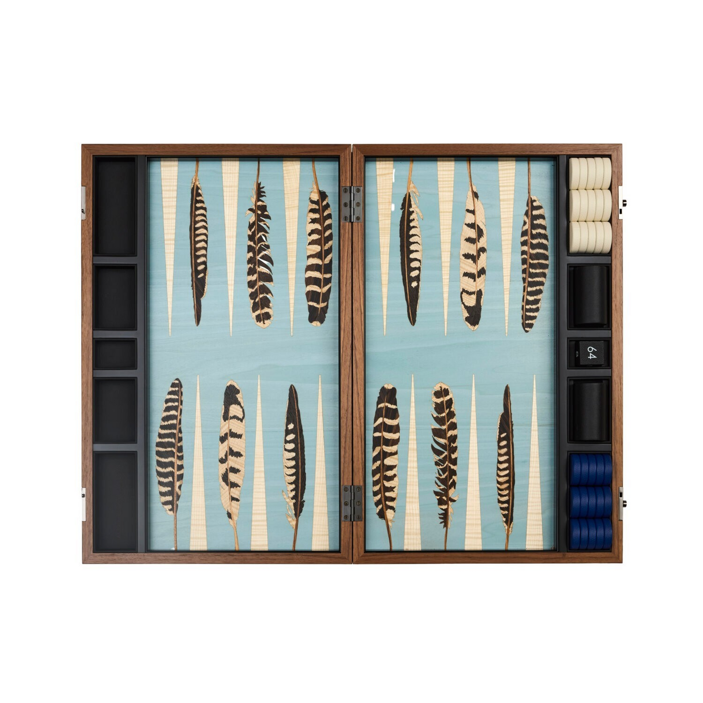 Falcon Marquetry Backgammon Set