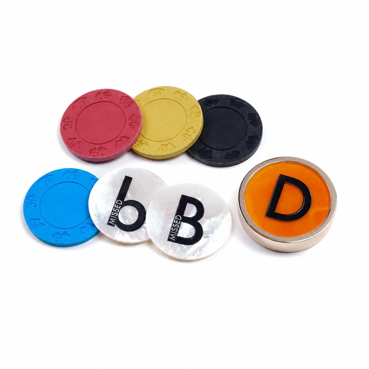 Vortex Marquetry Poker Set