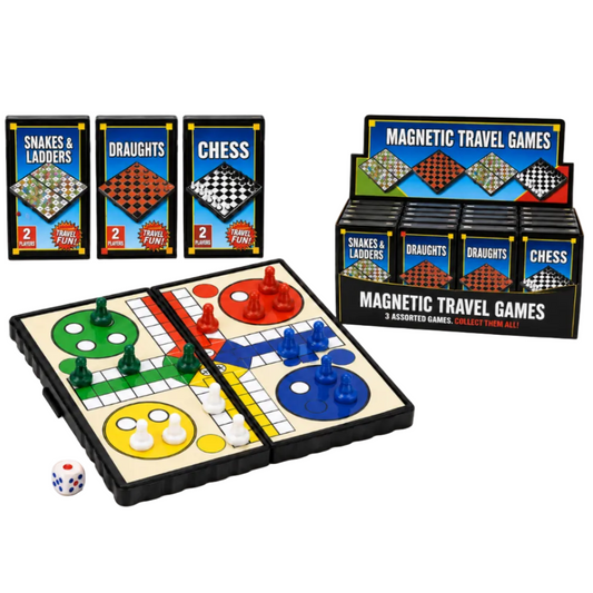 Assorted Magnetic Travel Games Display Pack