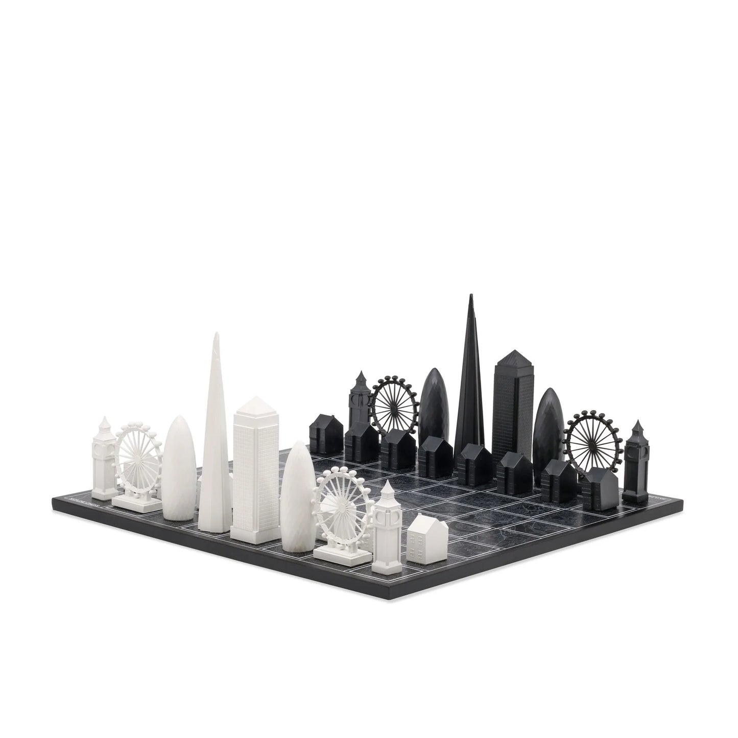 Acrylic London Skyline Chess Set