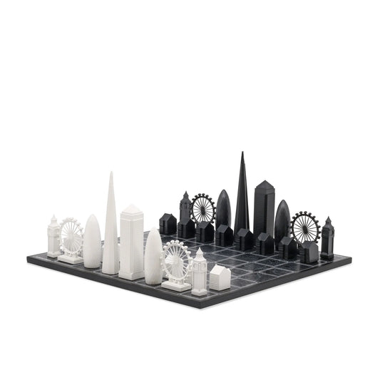Acrylic London Skyline Chess Set