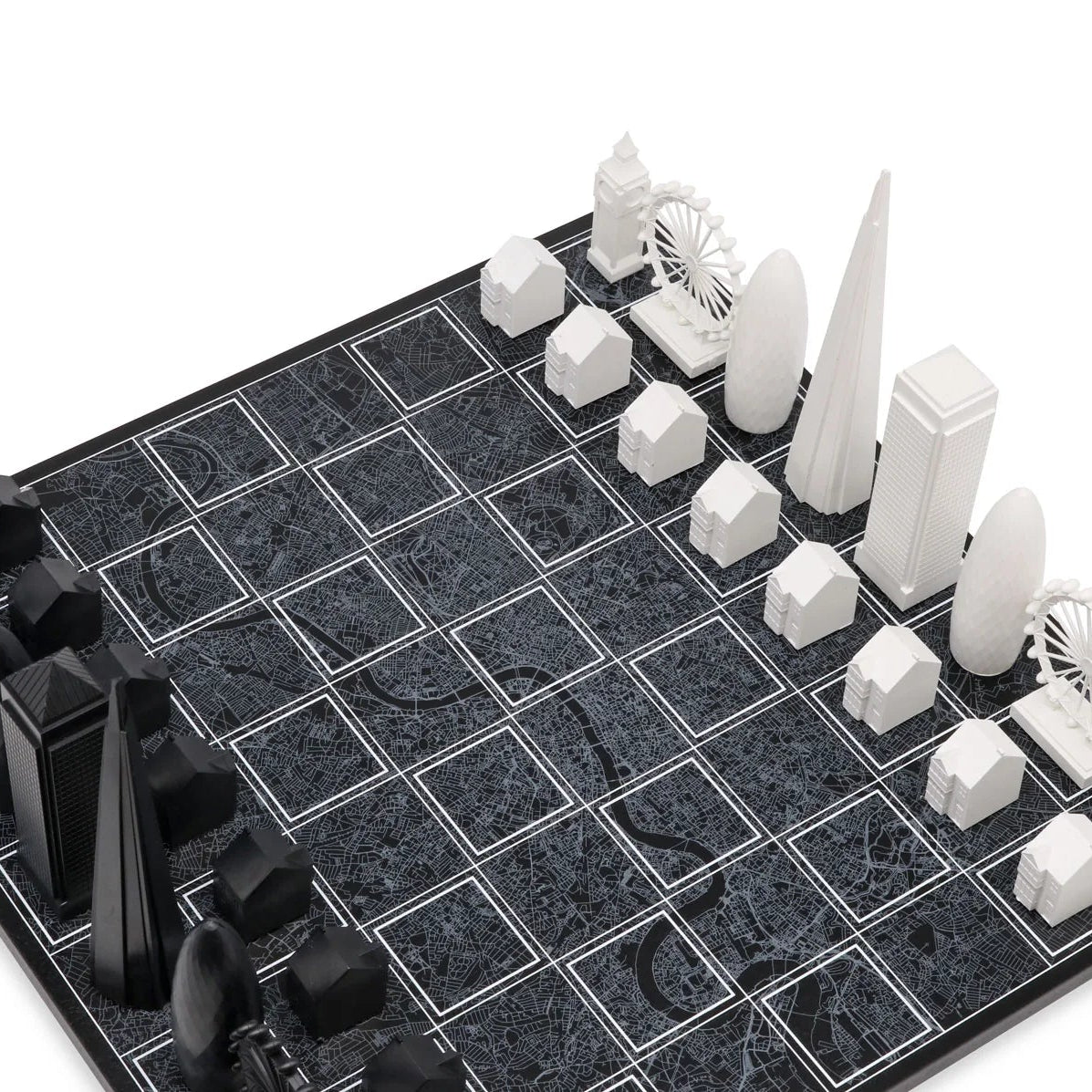 Acrylic London Skyline Chess Set