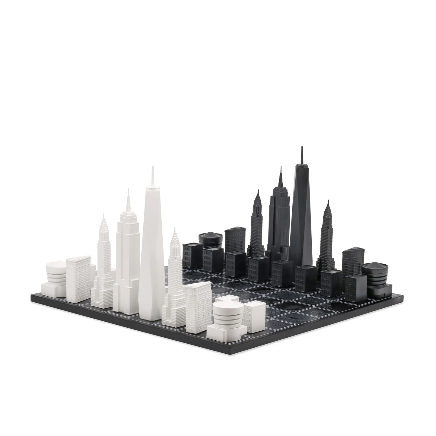Acrylic New York City Skyline Chess Set