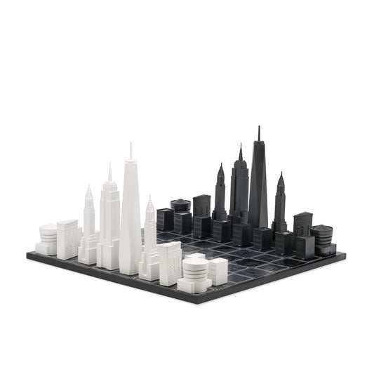 Acrylic New York City Skyline Chess Set