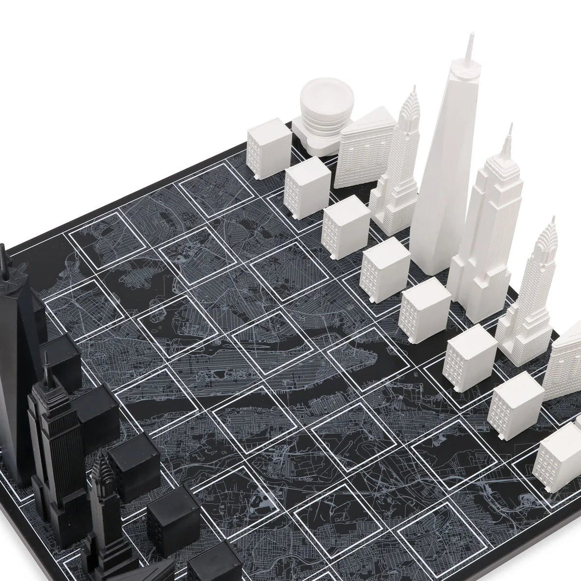 Acrylic New York City Skyline Chess Set