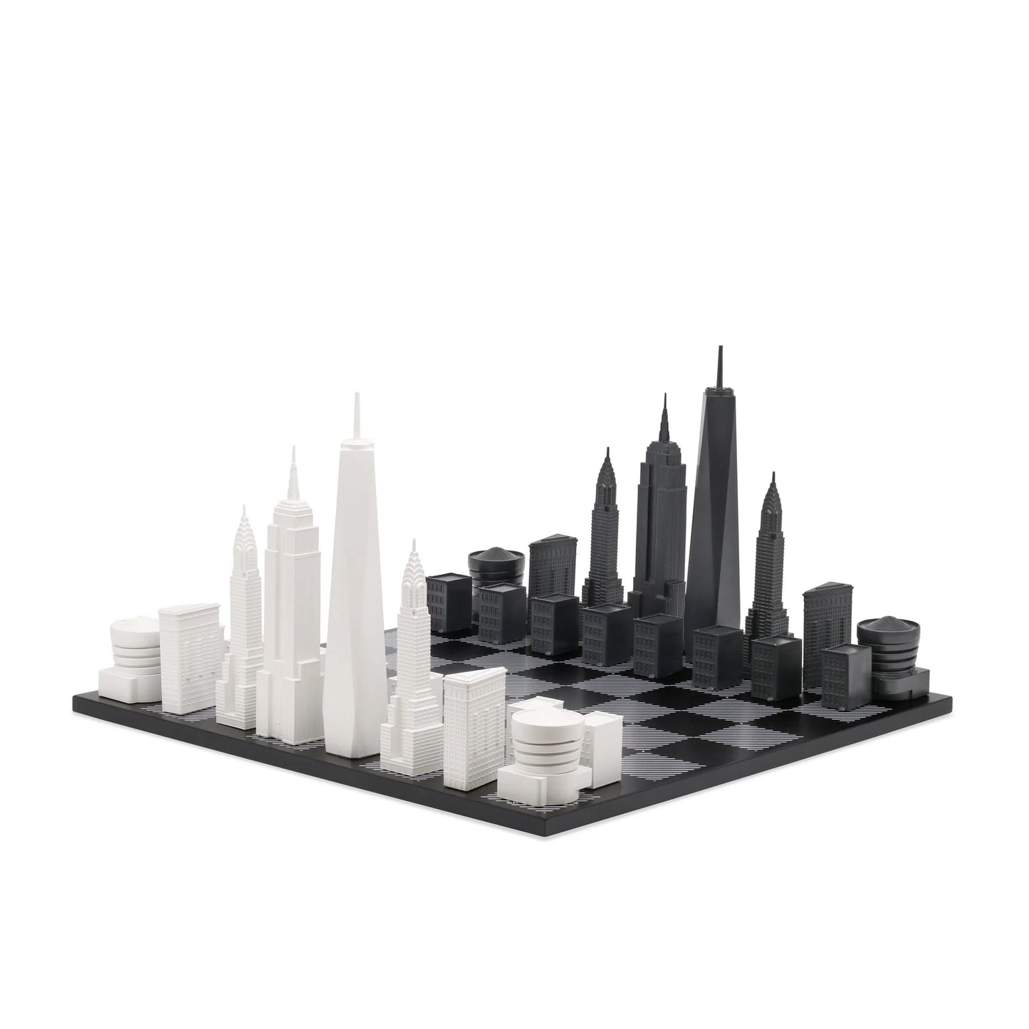 Acrylic New York City Skyline Chess Set