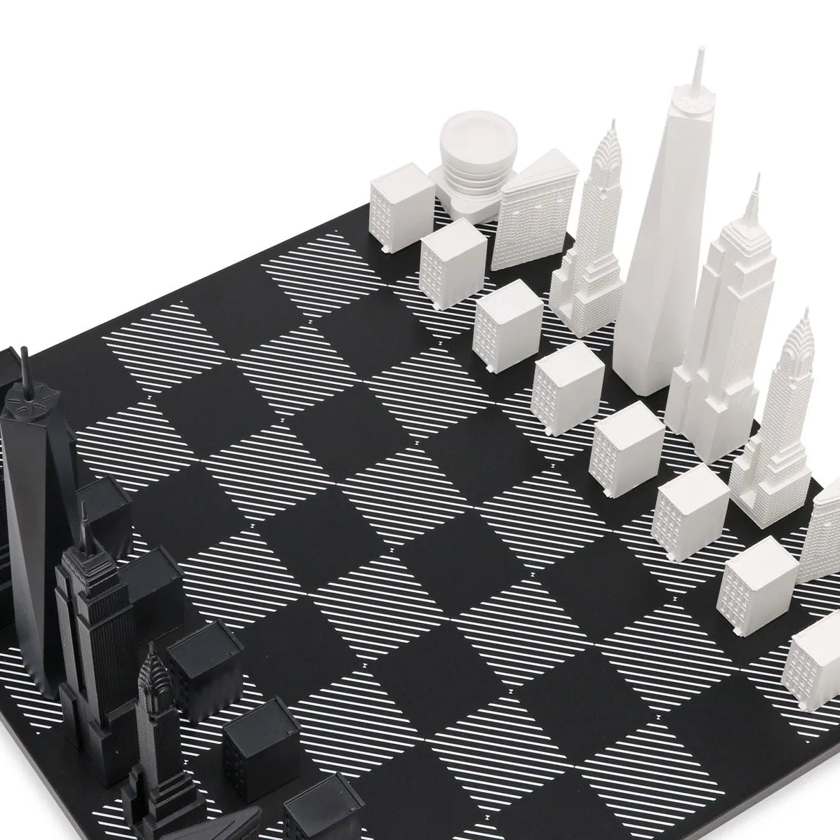 Acrylic New York City Skyline Chess Set